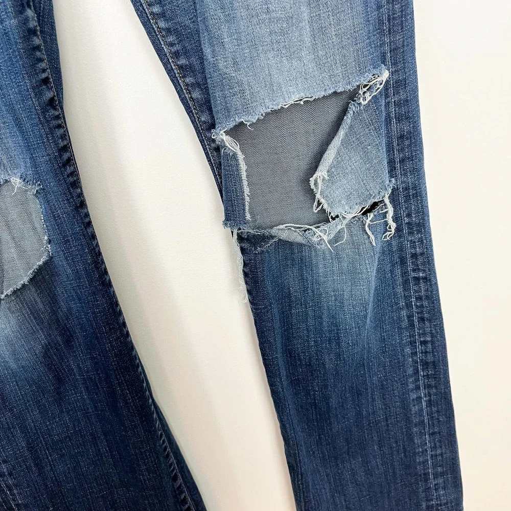 Adriano Goldschmied The Protege Straight Leg Distressed Jeans Size 32 x 32 - Picture 4 of 9